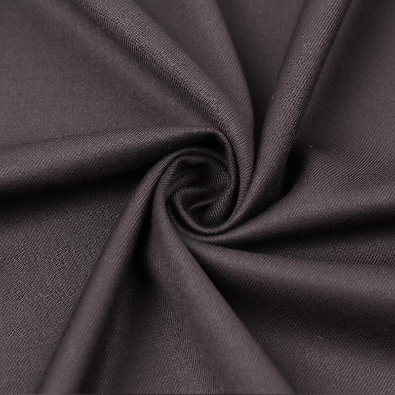 FX50388 Viscose polyester الناعم المقاوم للتجاعيد مع نسيج شرير تمتد للسراويل واللايزر