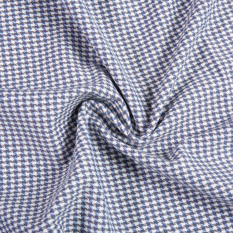 FX55681 Colorful Houndstooth Yarn مصبوغ تخصيص تصميم Tr Spandex النسيج للبدلة والزي الرسمي